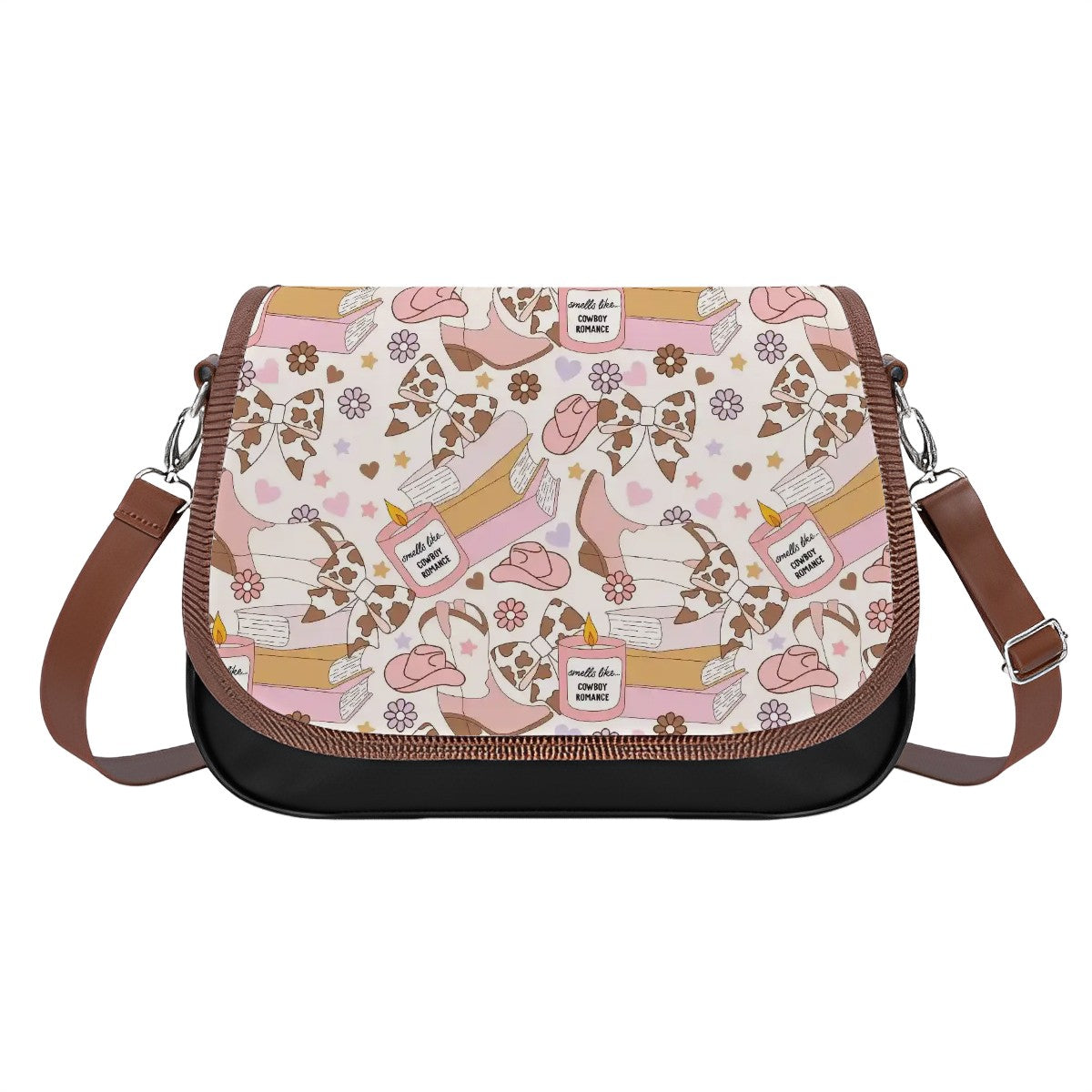 Smells like cowboy romance bookish handbag satchel style bag