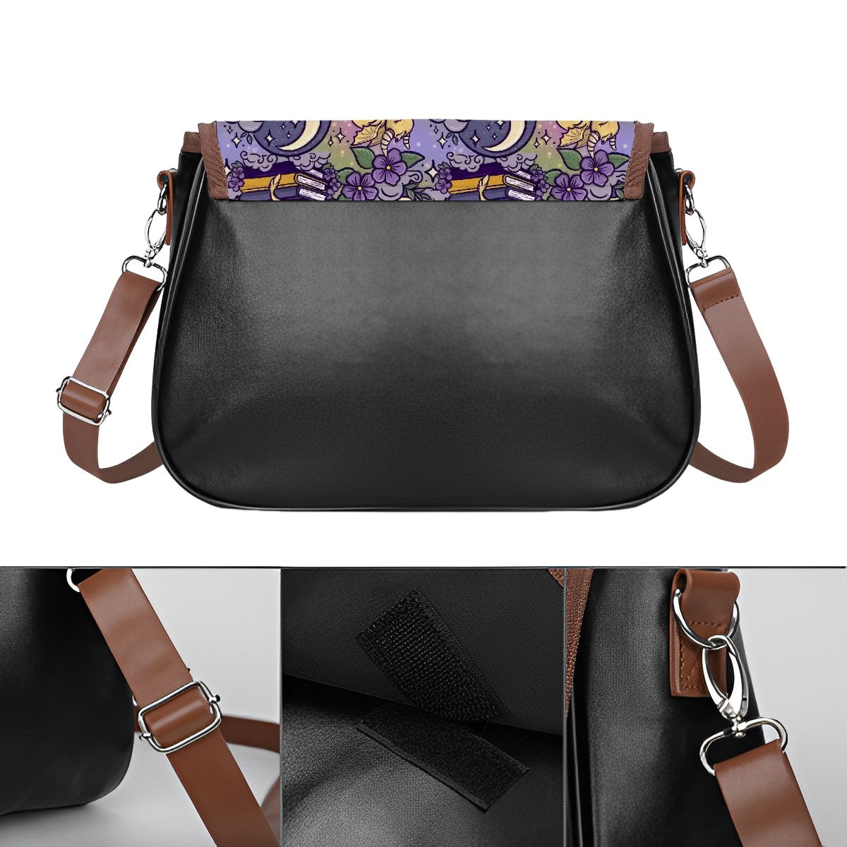 Sleeping gold book dragons bookish satchel handbag