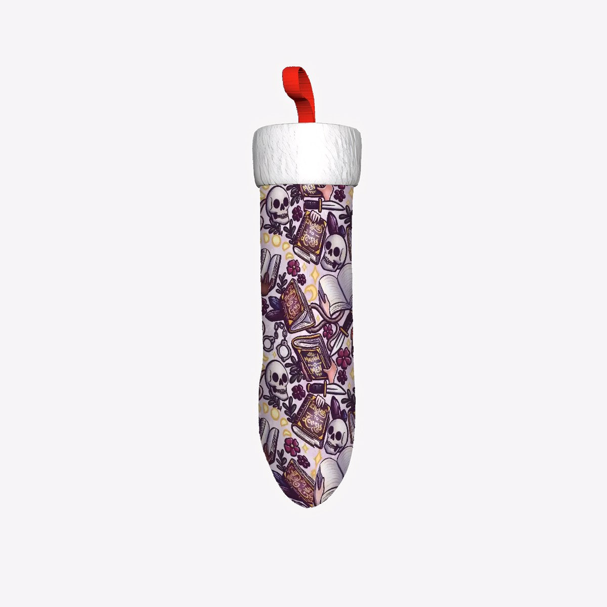 Dark romance bookish christmas stocking