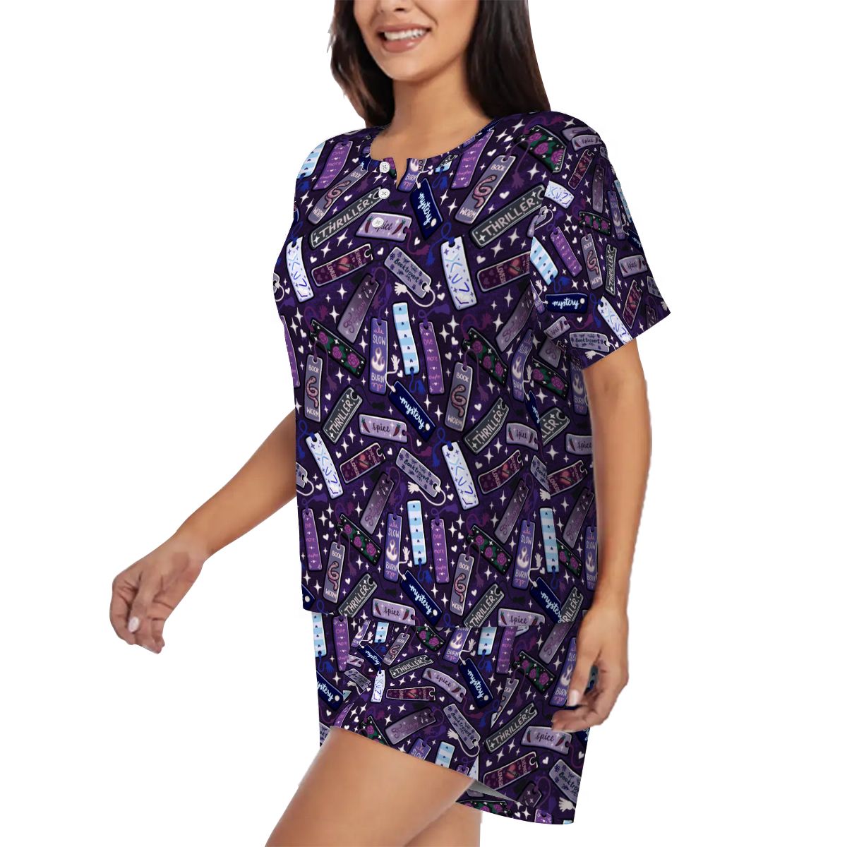 Bookmark tropes and genres bookish pjs pajamas pyjamas