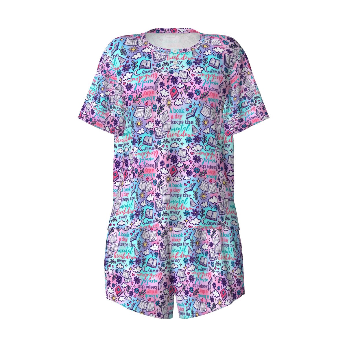 A book a day keeps the breakdown away bookish pjs pajamas pyjamas
