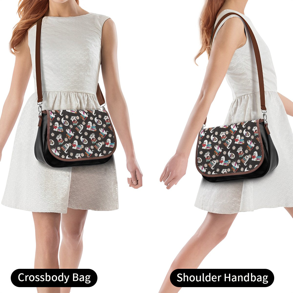 Boooooks bookish reading ghosts handbag satchel style bag