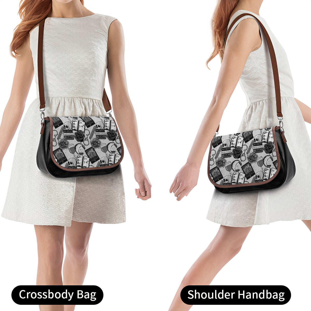 Morally grey bookish handbag satchel style bag