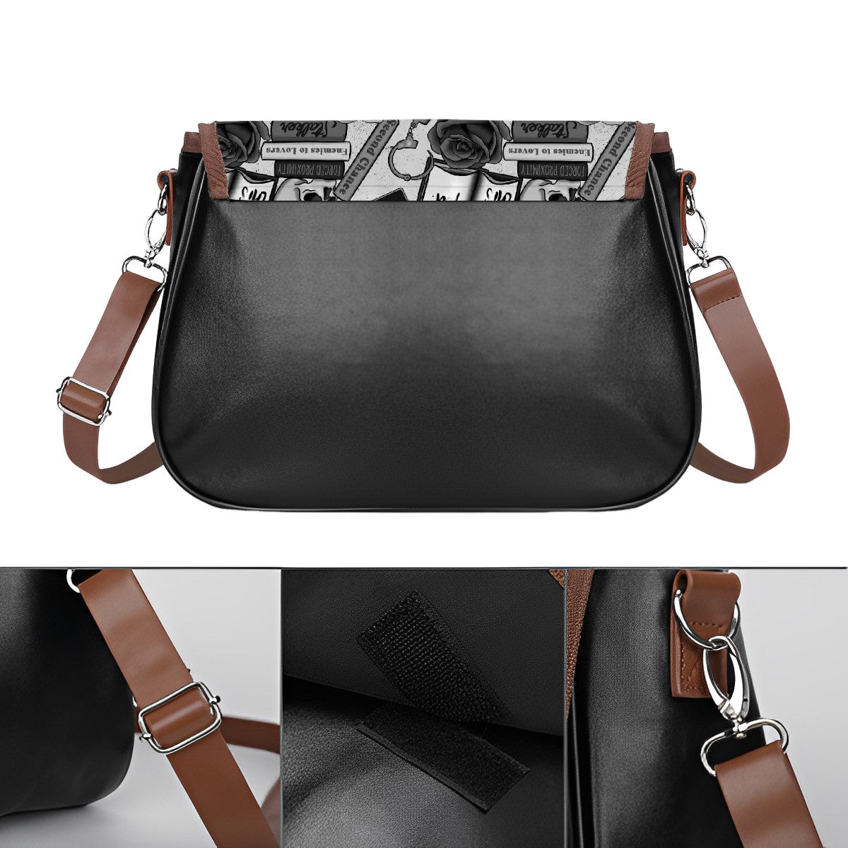Morally grey bookish handbag satchel style bag
