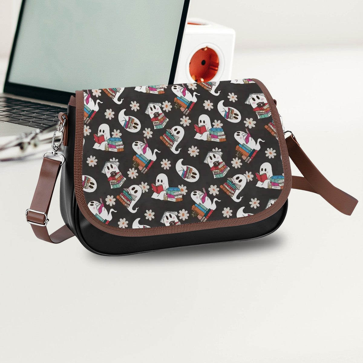 Boooooks bookish reading ghosts handbag satchel style bag