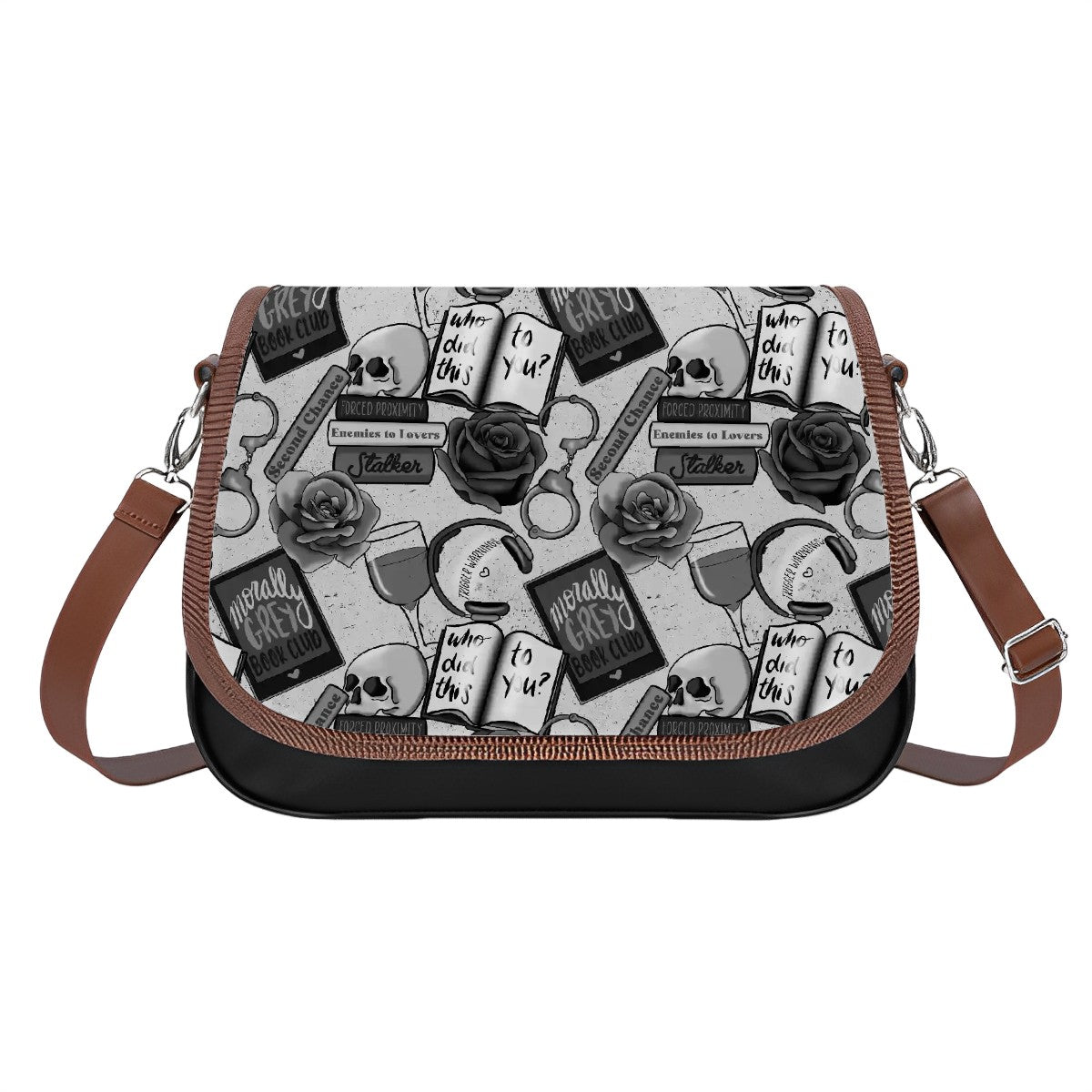 Morally grey bookish handbag satchel style bag