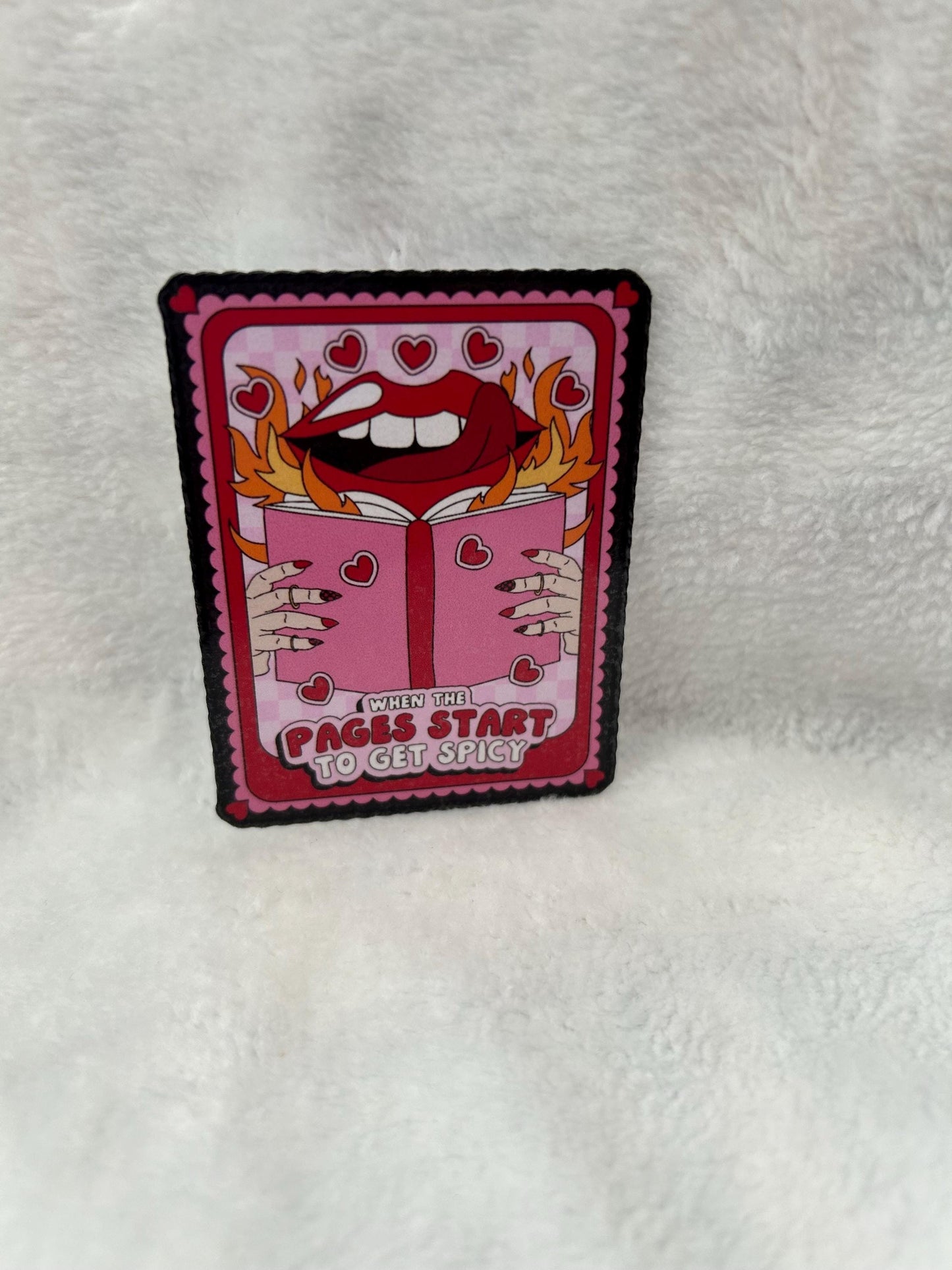 Spicy romance smutty trope reader glossy sticker bookish book lover reader sticker for kindle, kindle decal decoration smutty