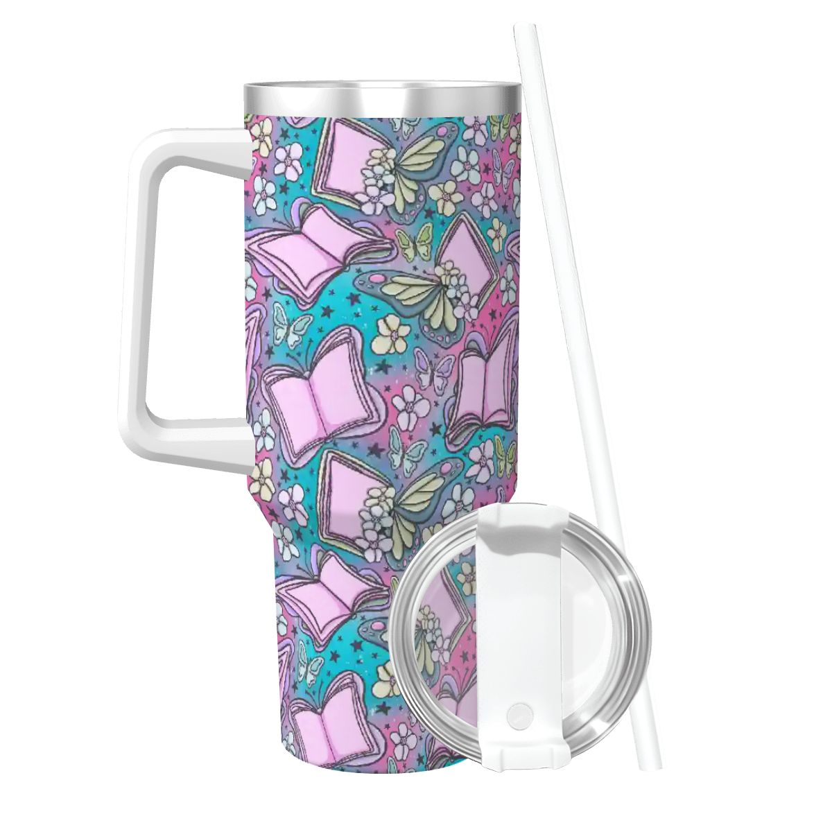 Bookerfly bookish 40oz travel mug