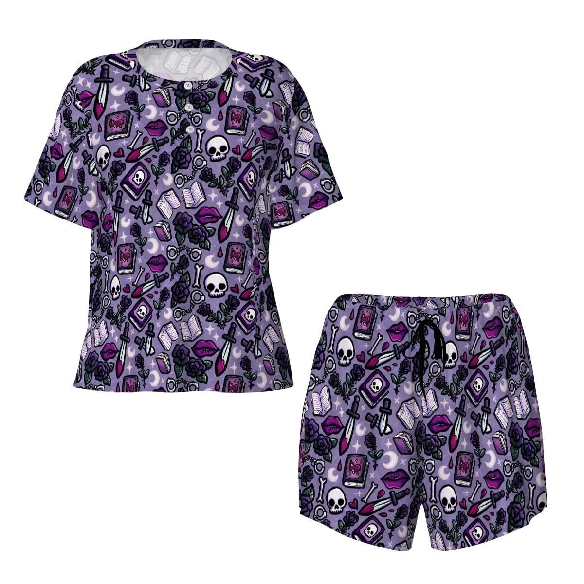 Dibs On The Villain dark romance bookish pajamas pjs pyjamas