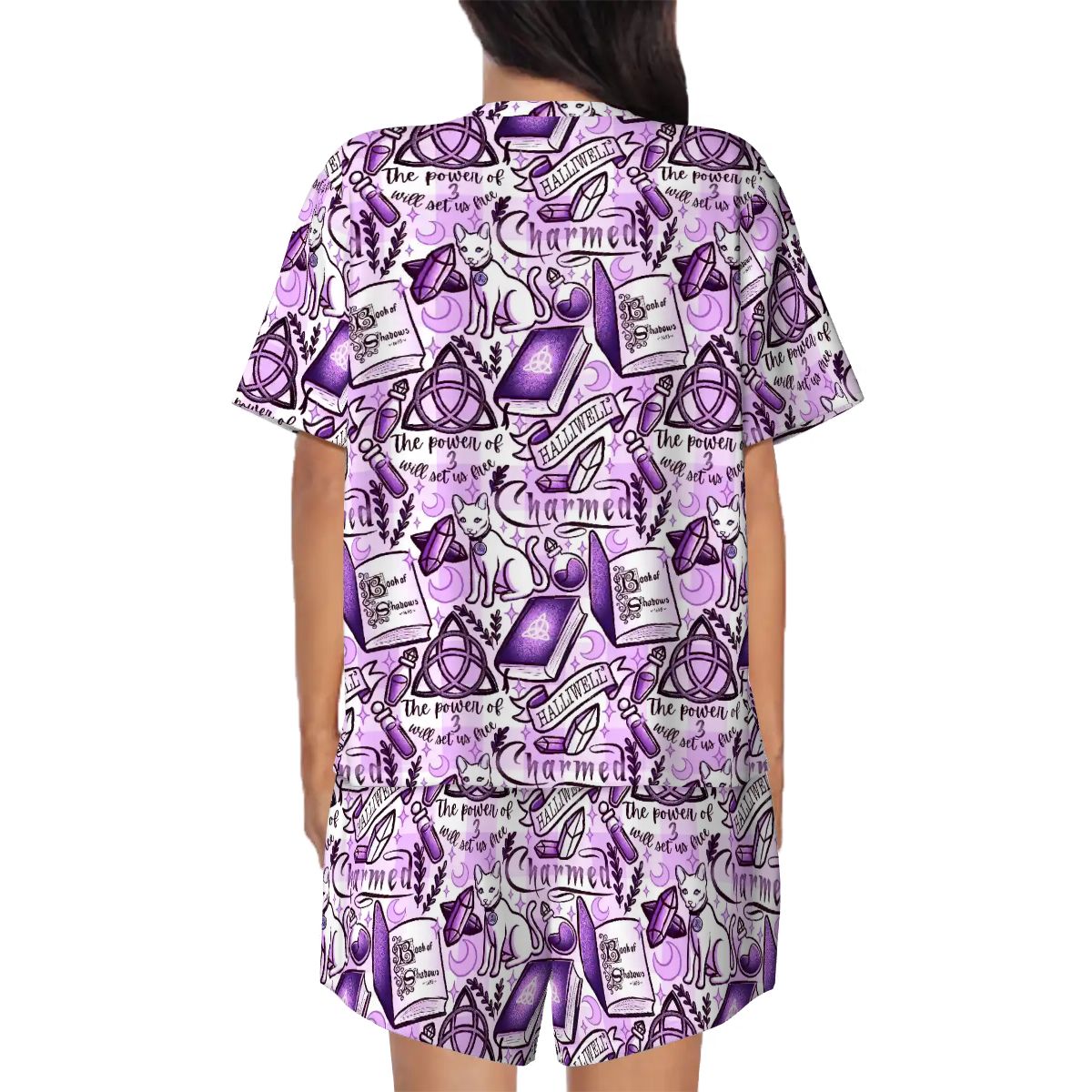 Halliwell sisters lilac pajamas pjs pyjamas