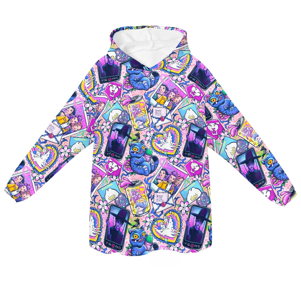 KDH Born to be Children's blanket hoodie