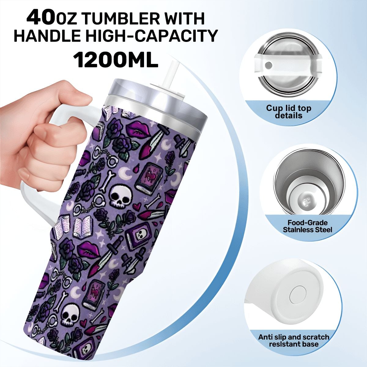 Dibs on the villain dark romance bookish travel mug 40oz