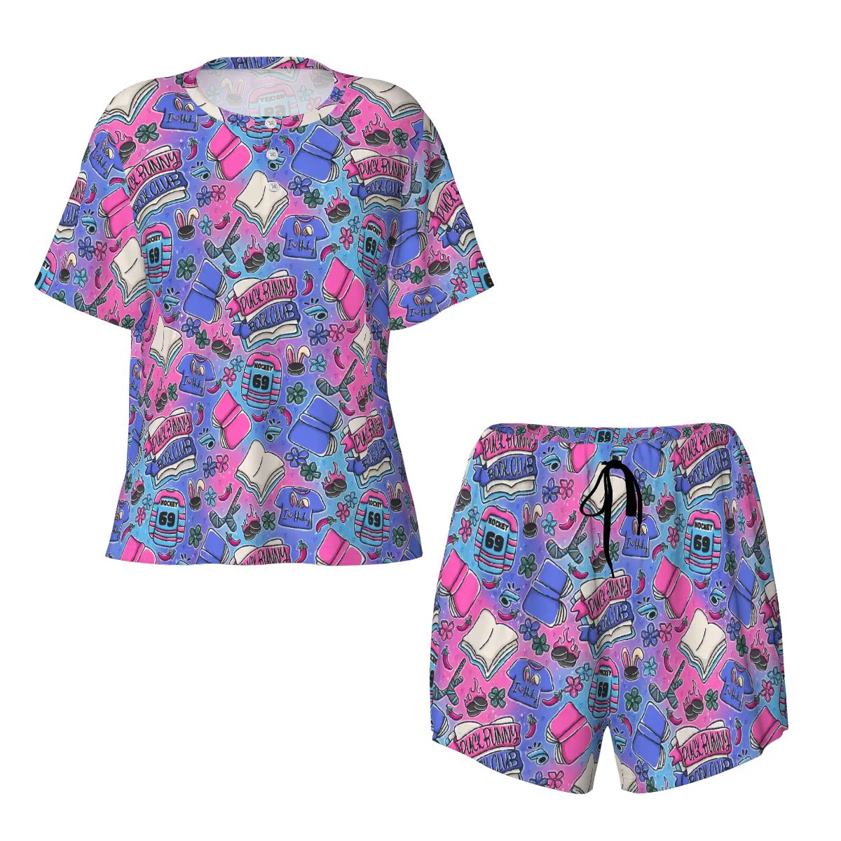 Puck bunny hockey romance bookish pajamas pjs pyjamas