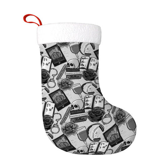 Morally grey dark romance bookish christmas stocking