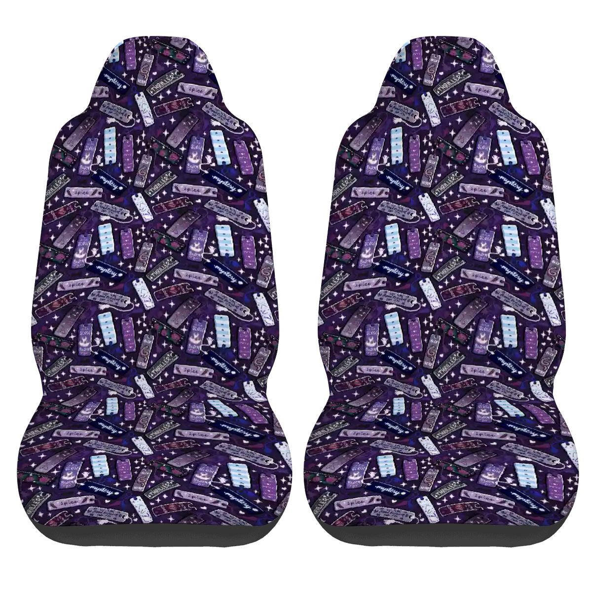 Tropes and genres bookmarks bookish Car Front Seat Covers