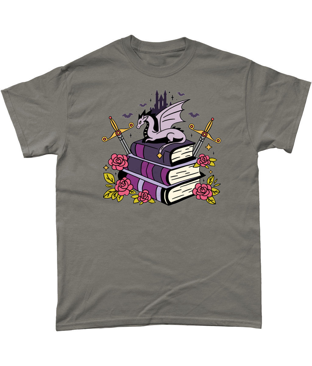 Fantasy Pile Of Books bookish t-shirt bookish clothing