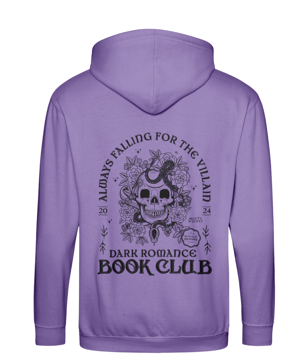 Dark Romance Book Club bookish zip up hoodie