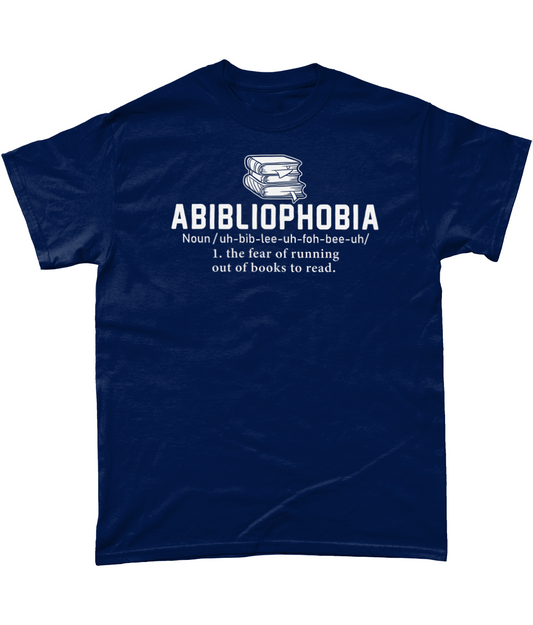 Abibliophobia definition bookish t-shirt