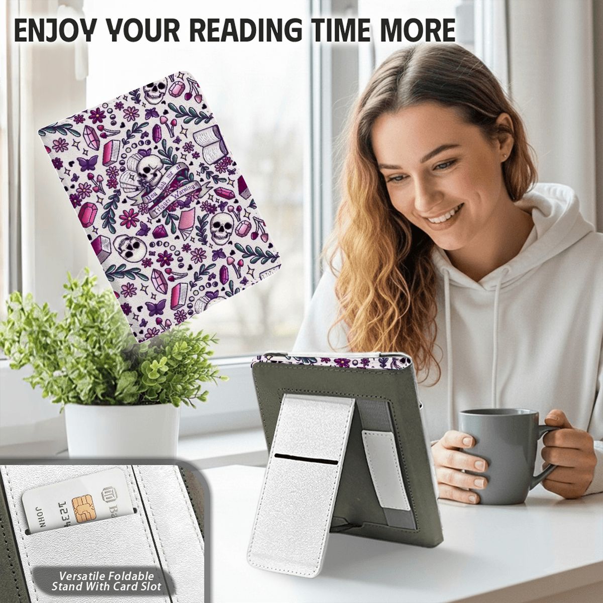 You had me at trigger warning bookish kindle case for paperwhite 11th 12th gen and coloursoft