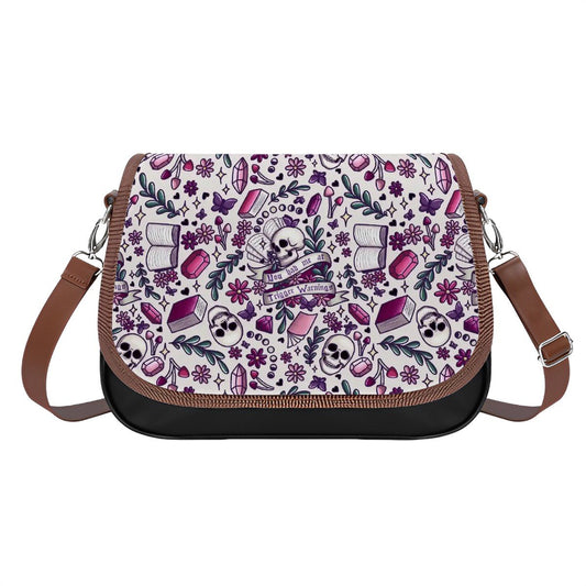 You had me at trigger warning vegan Leather Shoulder Bag dark romance reader handbag