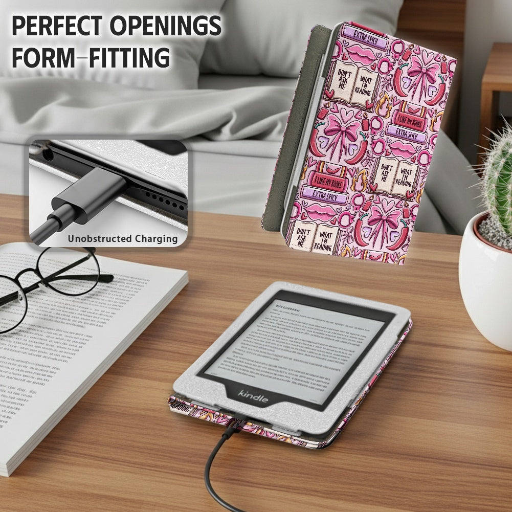 Don't ask what I'm reading smutty book club PU cover for Kindle paperwhite 11th 12th generation