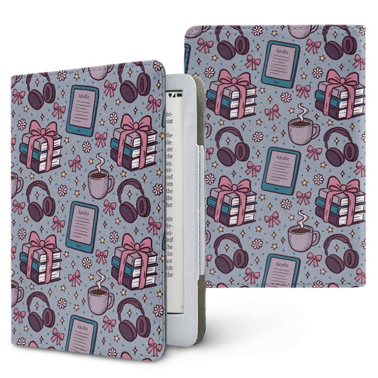 Reading time vegan leather bookish PU cover for Kindle paperwhite 11th 12th gen