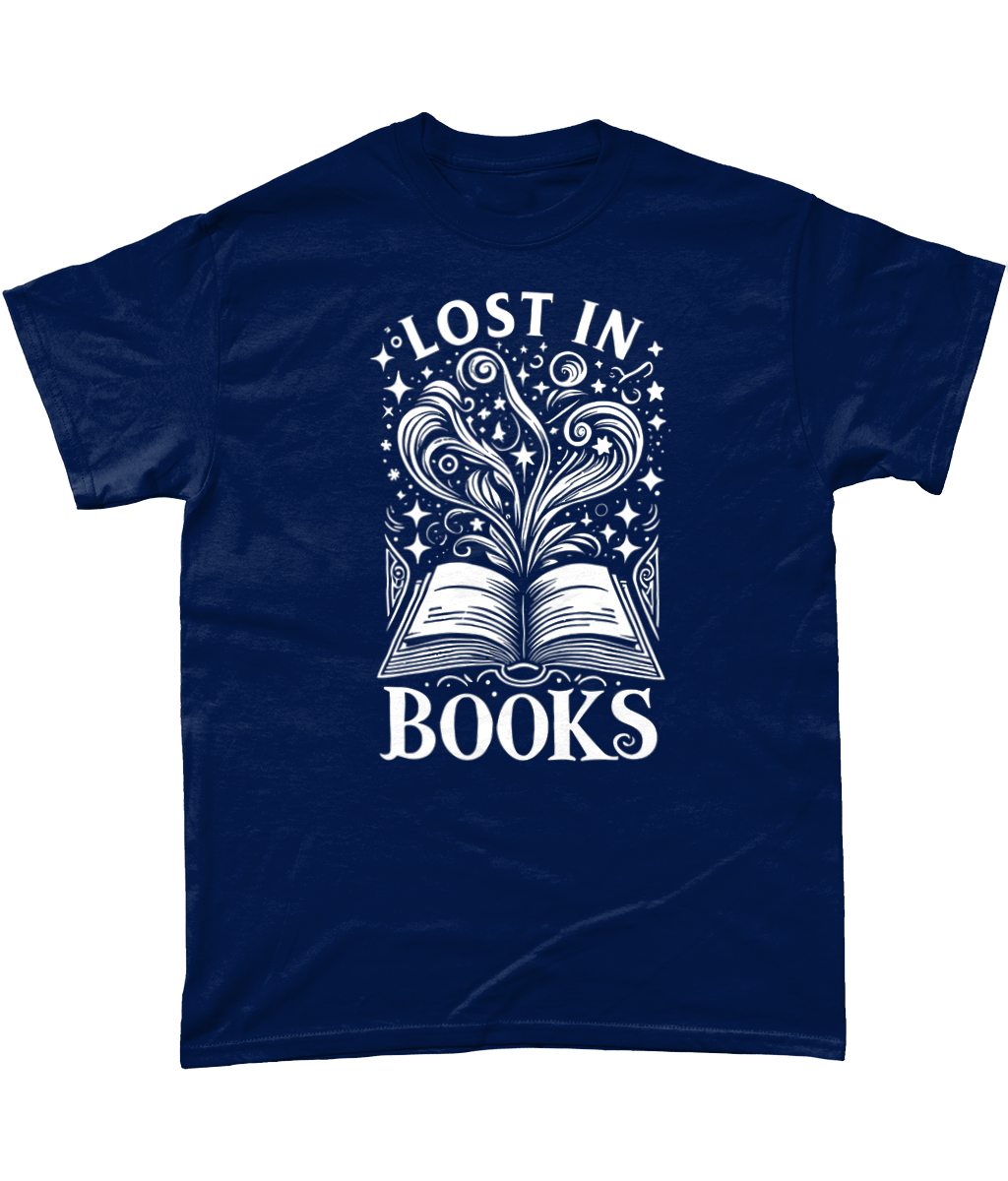 Lost in Books bookish t-shirt