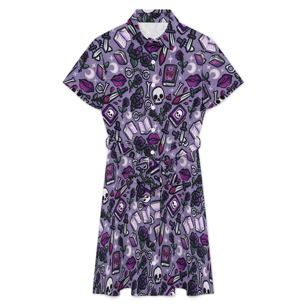 Dibs on the villain Dark romance bookish shirt dress