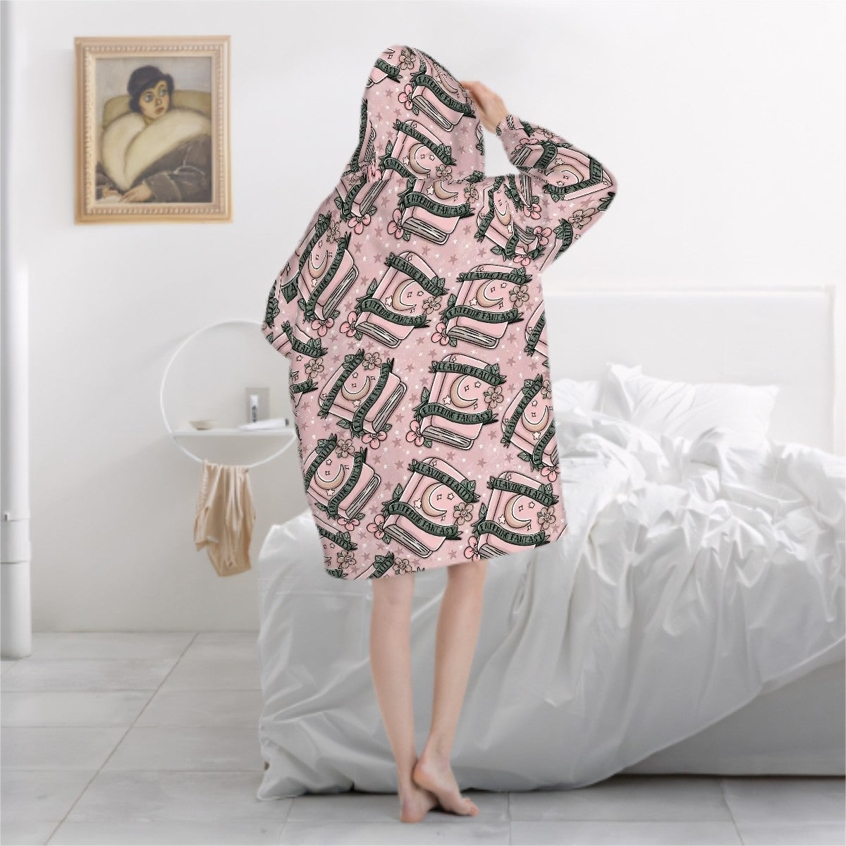 Fantasy reader bookish blanket hoodie