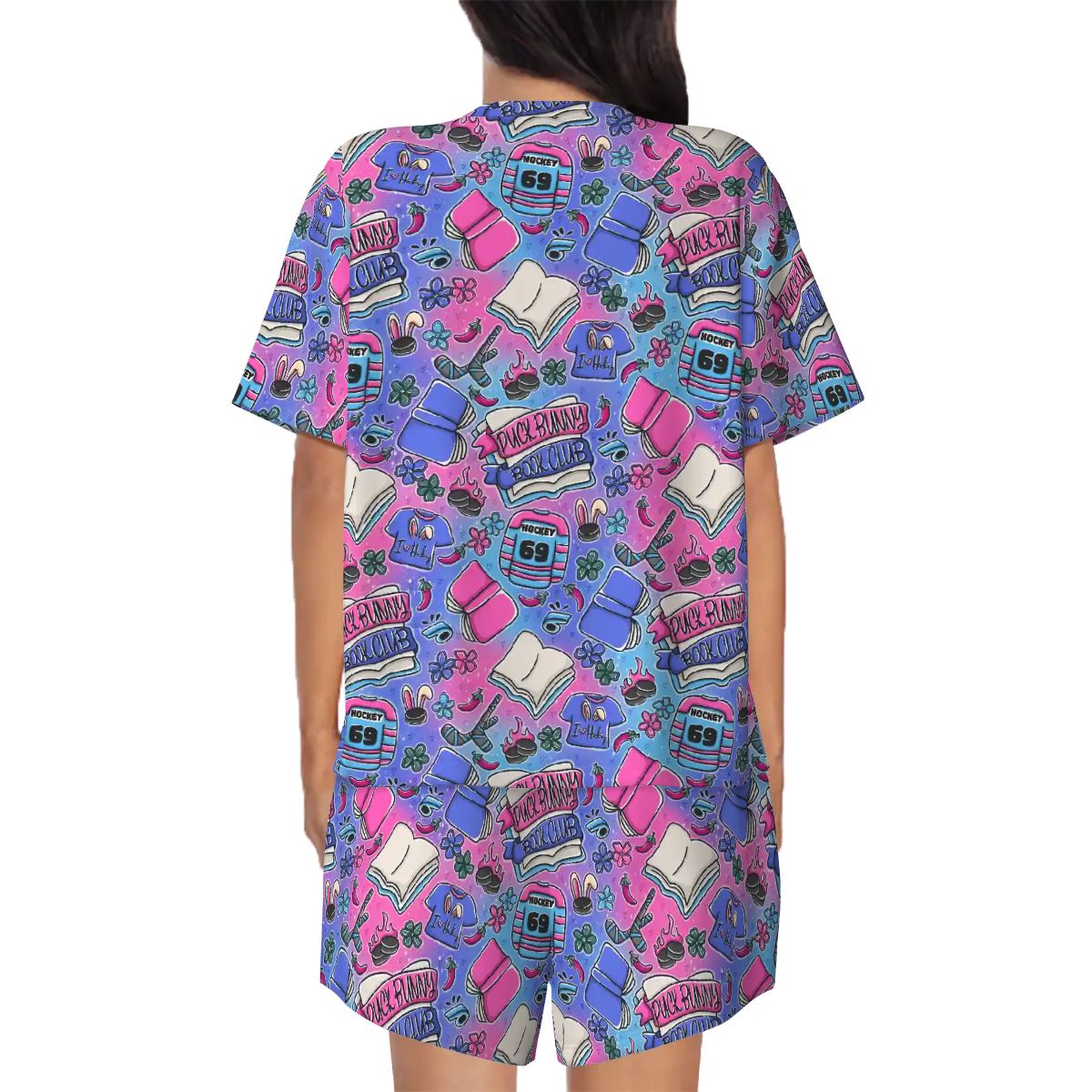 Puck bunny hockey romance bookish pajamas pjs pyjamas