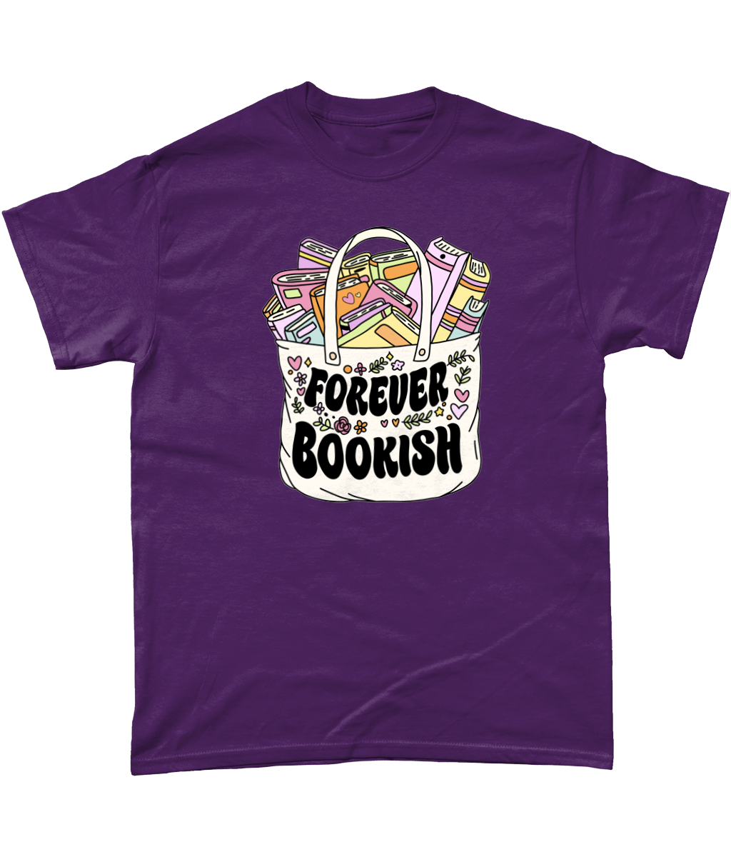 Forever Bookish book themed t-shirt