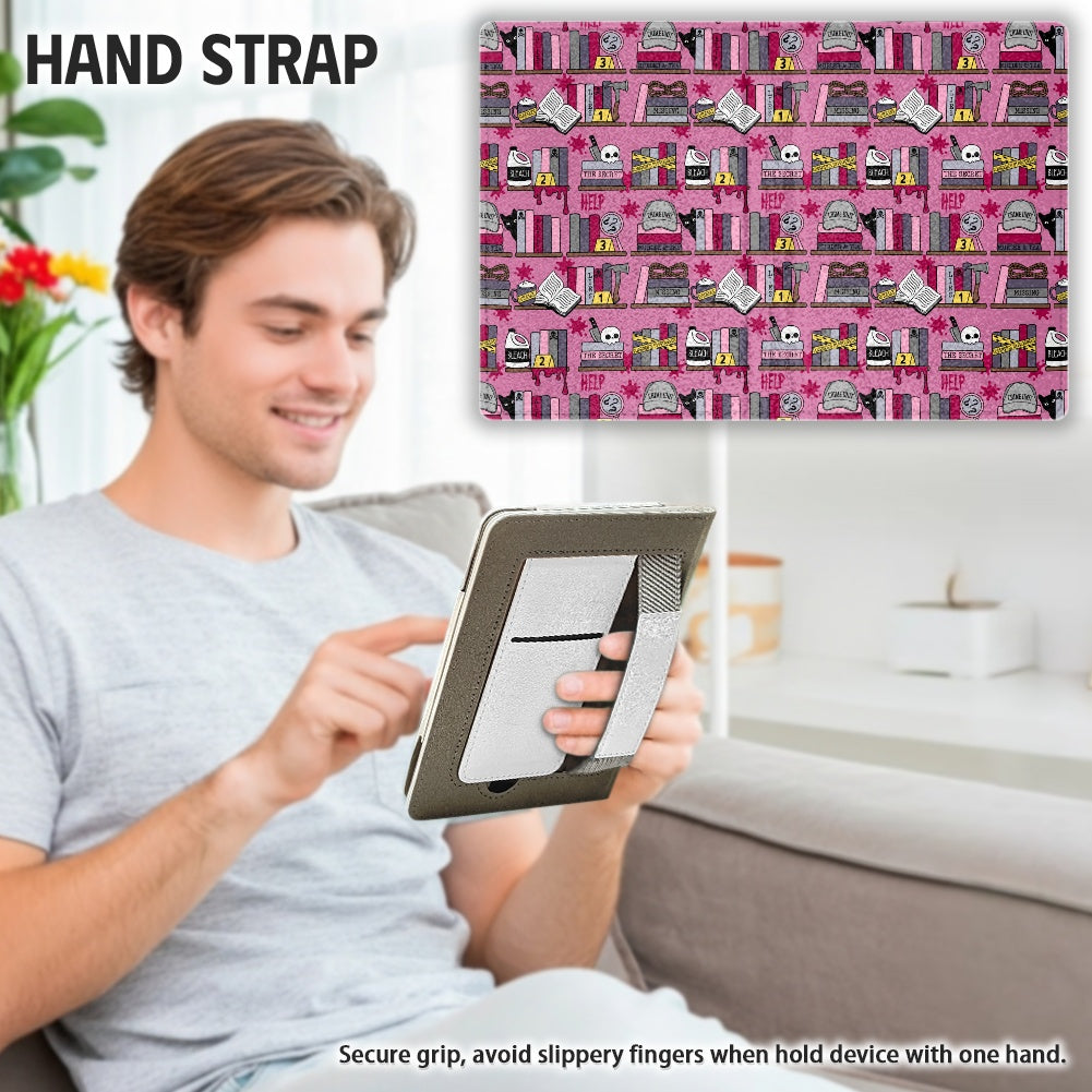 Thriller reader bookcase PU cover for Kindle paperwhite 11th and 12th gen and coloursoft