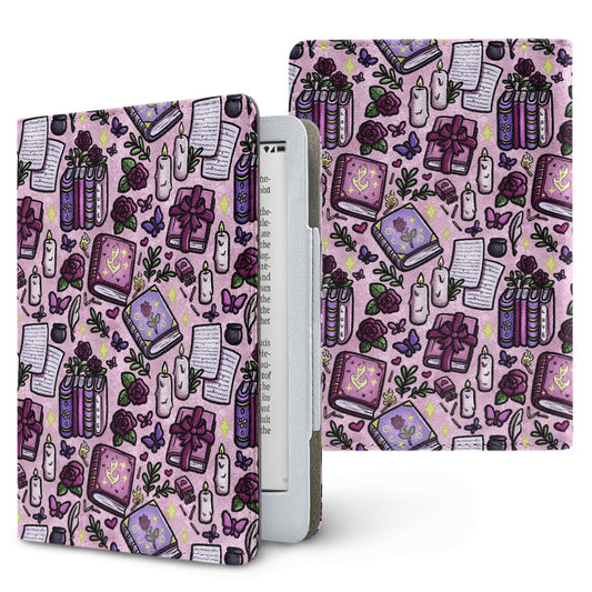 Slow burn romance paperwhite 11th 12th gen vegan leather wallet style case