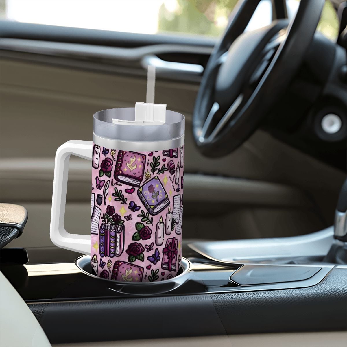 Slow burn romance bookish 40oz travel mug