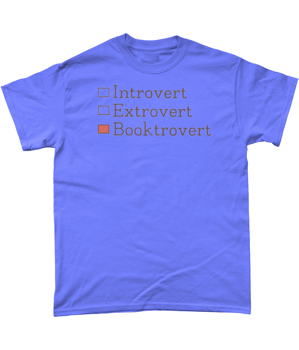 Introvert Extrovert Booktrovert bookish t-shirt