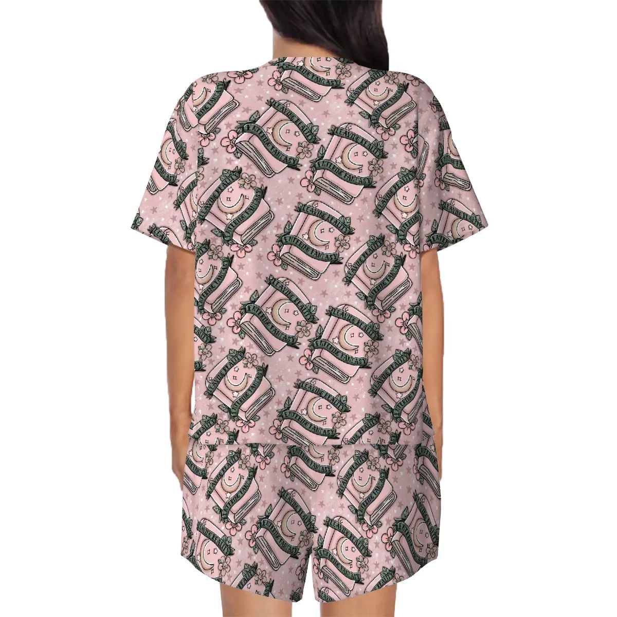 Fantasy reader bookish romantasy pajamas pjs pyjamas