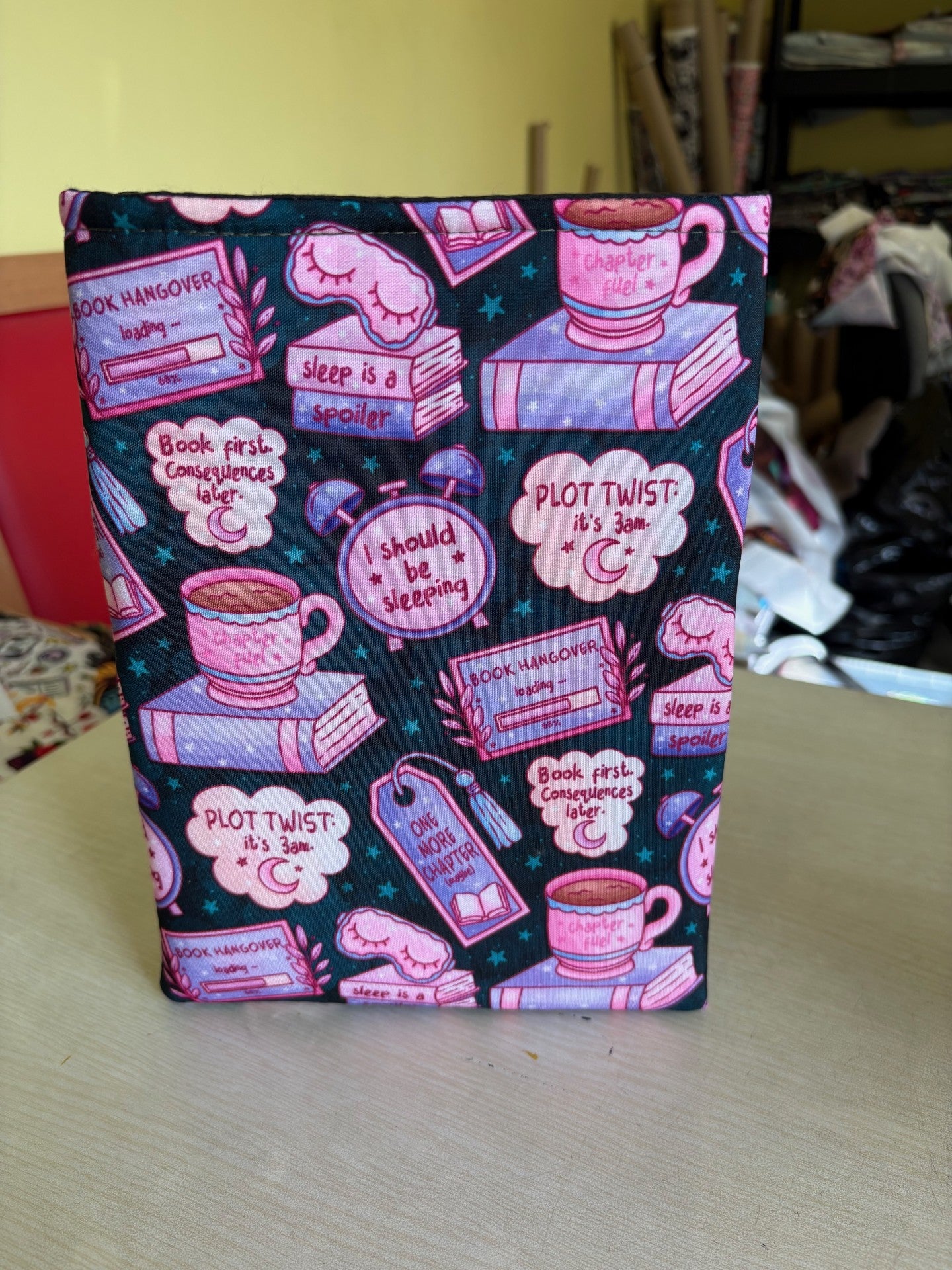 3am reading club teal bookish book sleeve book jacket booksleeve