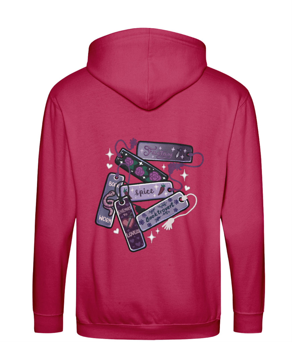 book marks bookish zip up hoodie