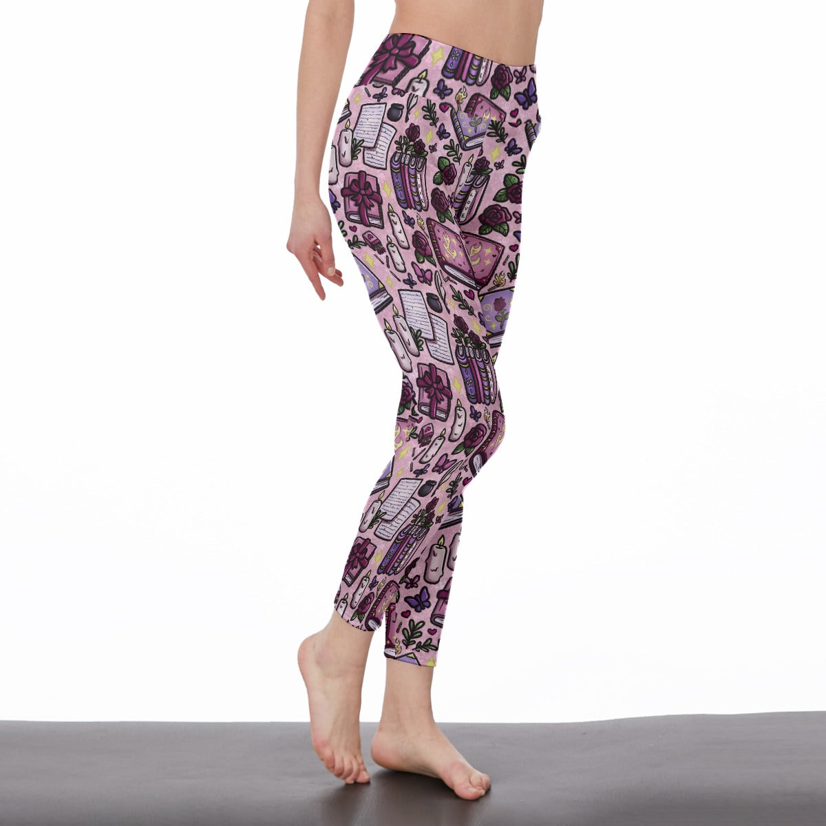 Slow burn romance bookish All-Over Print Women's High Waist Leggings