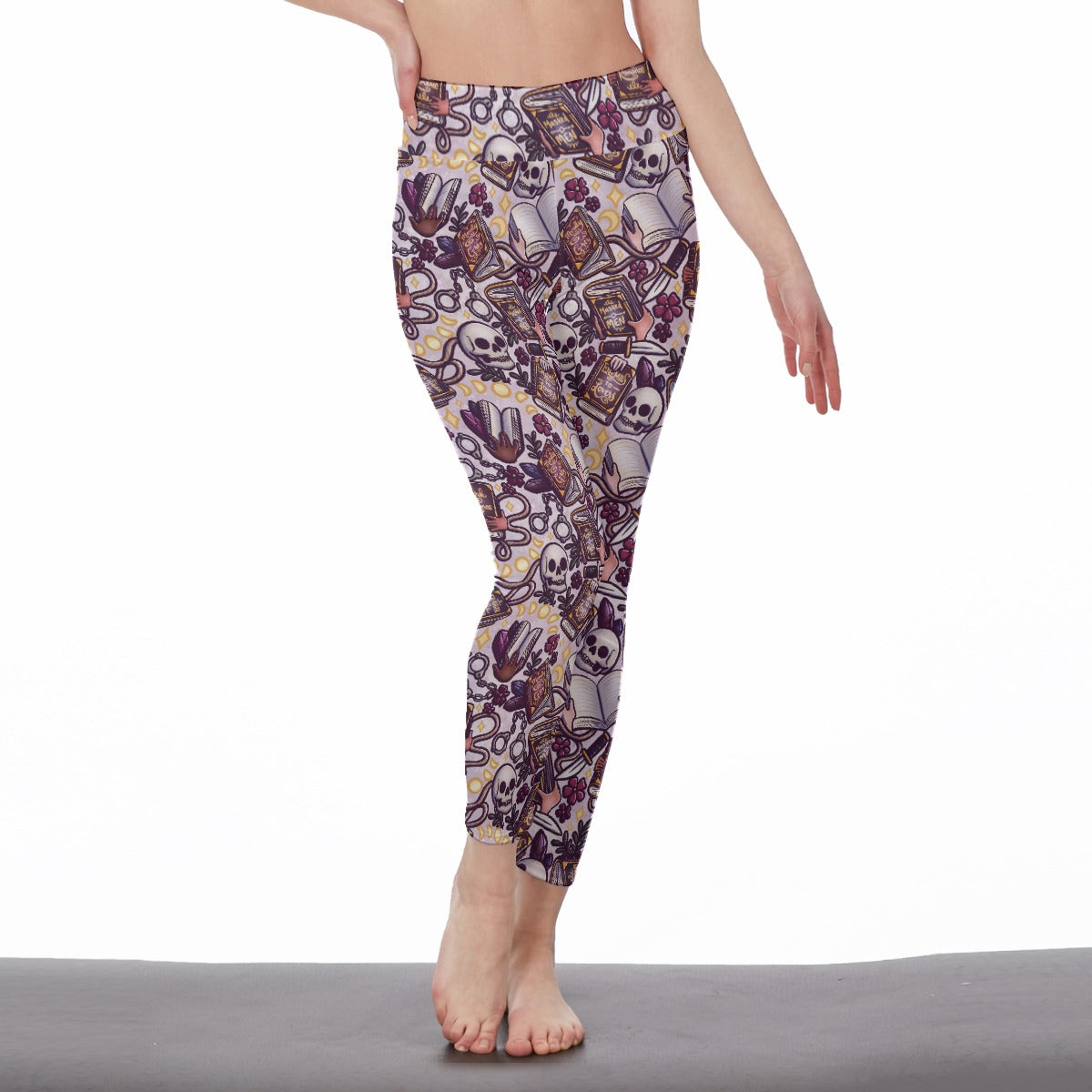 Dark romance morally grey bookish All-Over Print Women's High Waist Leggings