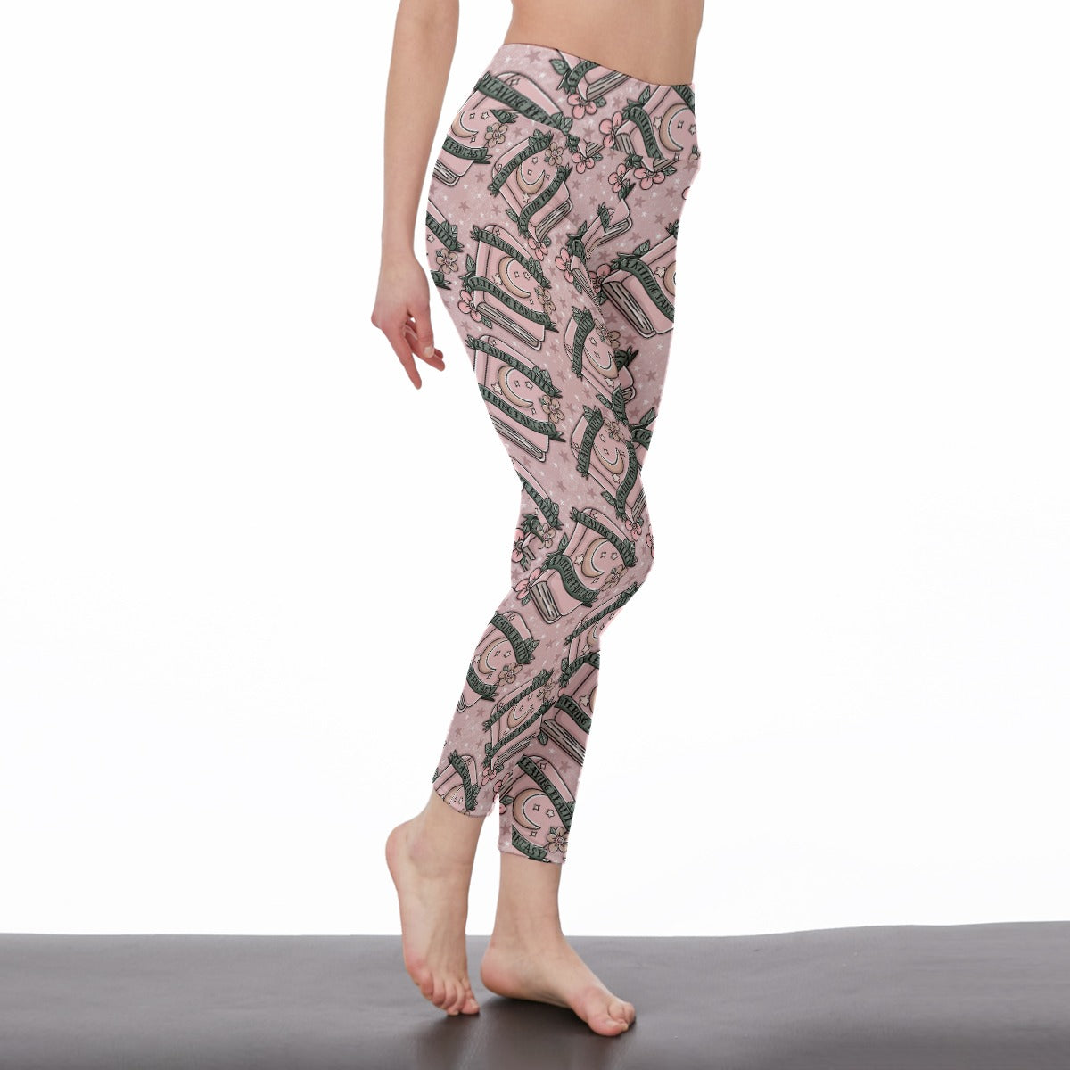 Leaving reality entering fiction bookish All-Over Print Women's High Waist Leggings