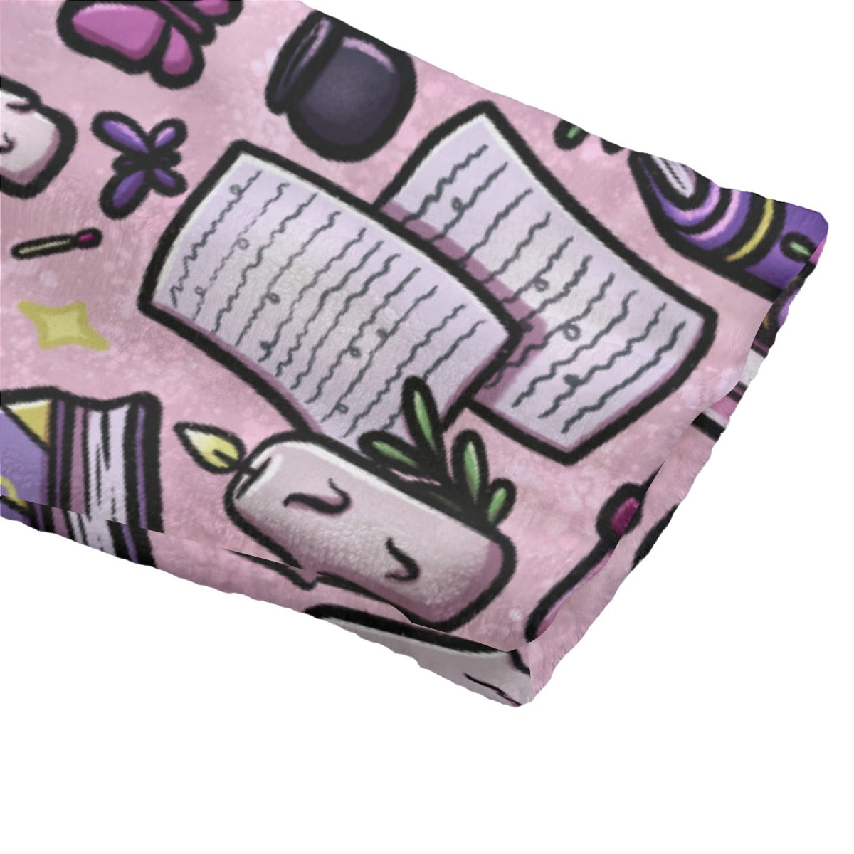 Slow burn romance bookish All-Over Print Unisex Flannel Hooded bathrobe dressing gown