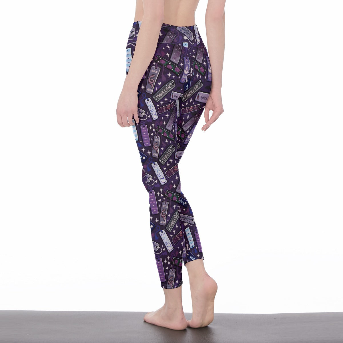 Bookmarks tropes and genres bookish leggings trousers pants
