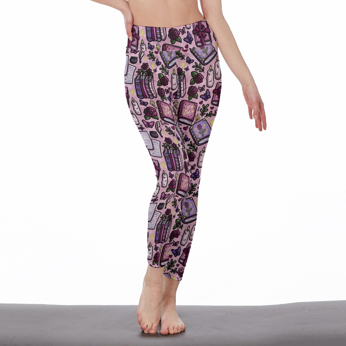 Slow burn romance bookish All-Over Print Women's High Waist Leggings