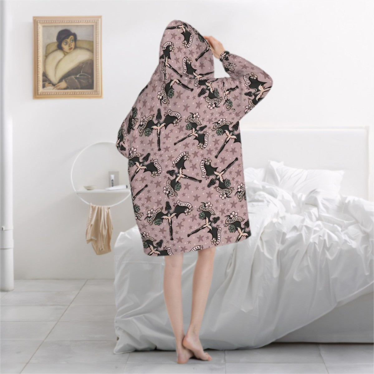Fantasy matters dragons romantasy bookish blanket hoodie