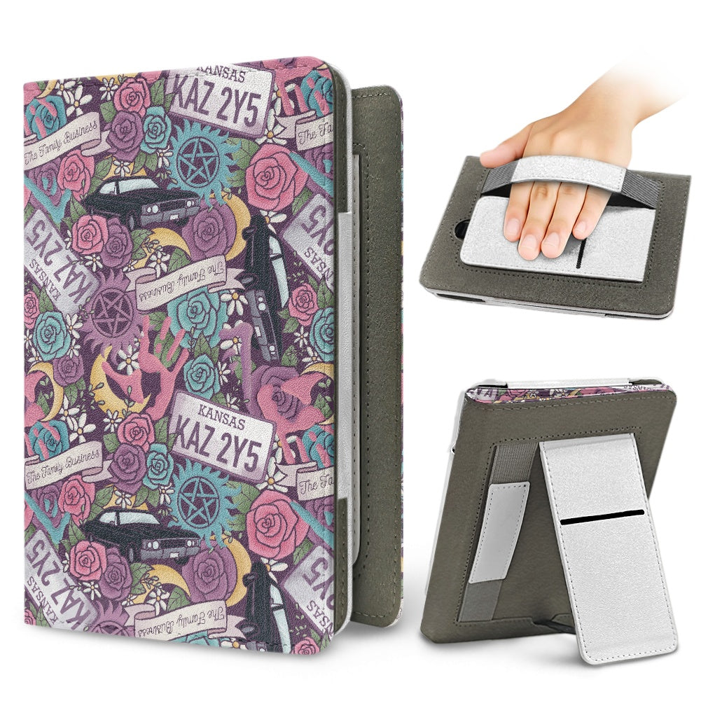 Kansas PU cover for Kindle paperwhite 11th 12th gen vegan leather wallet style case