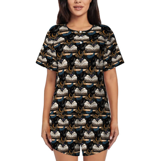 Book dragons at night bookish pjs pajamas pyjamas