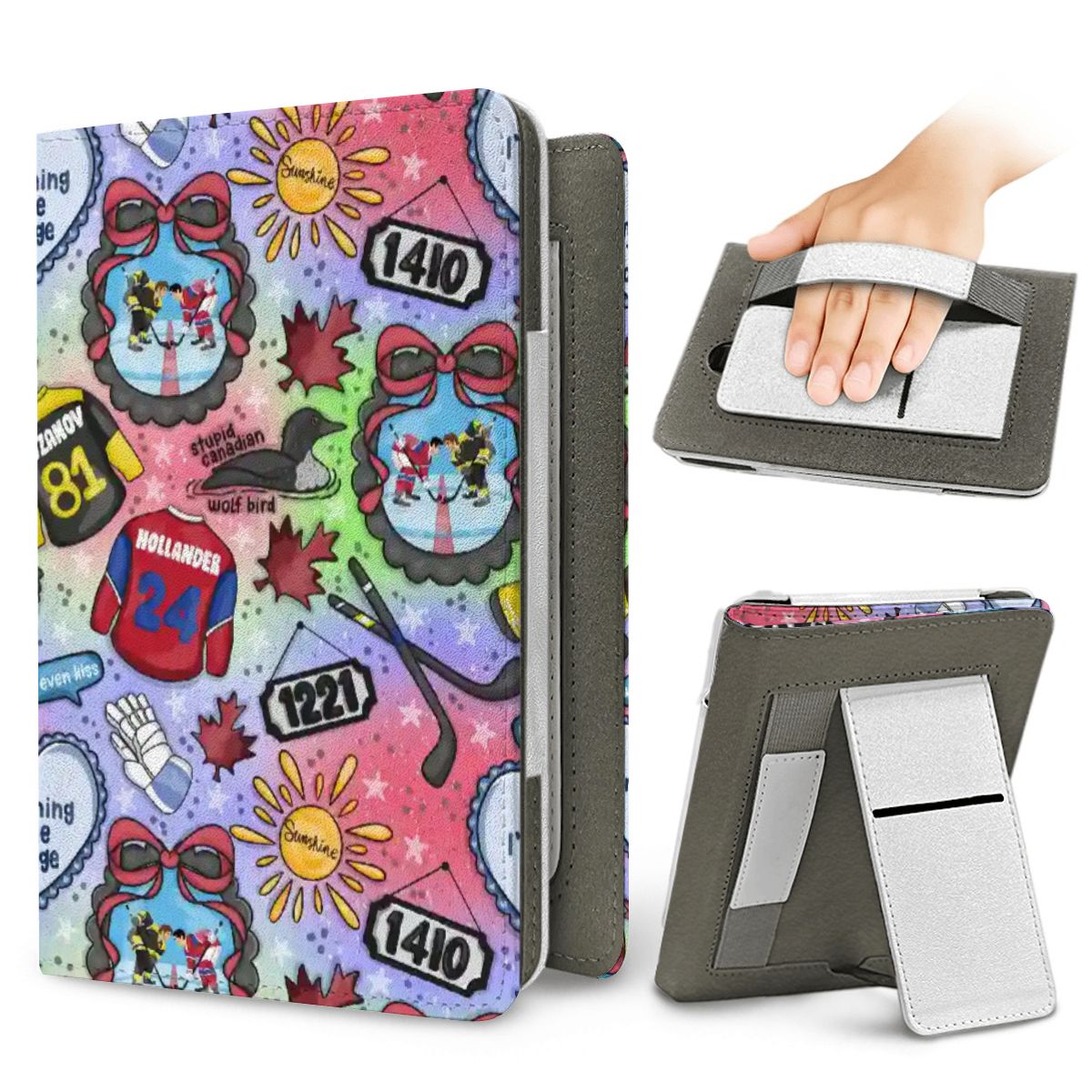 Heated Hockey romance bookish kindle case for paperwhite 11th 12th gen and coloursoft