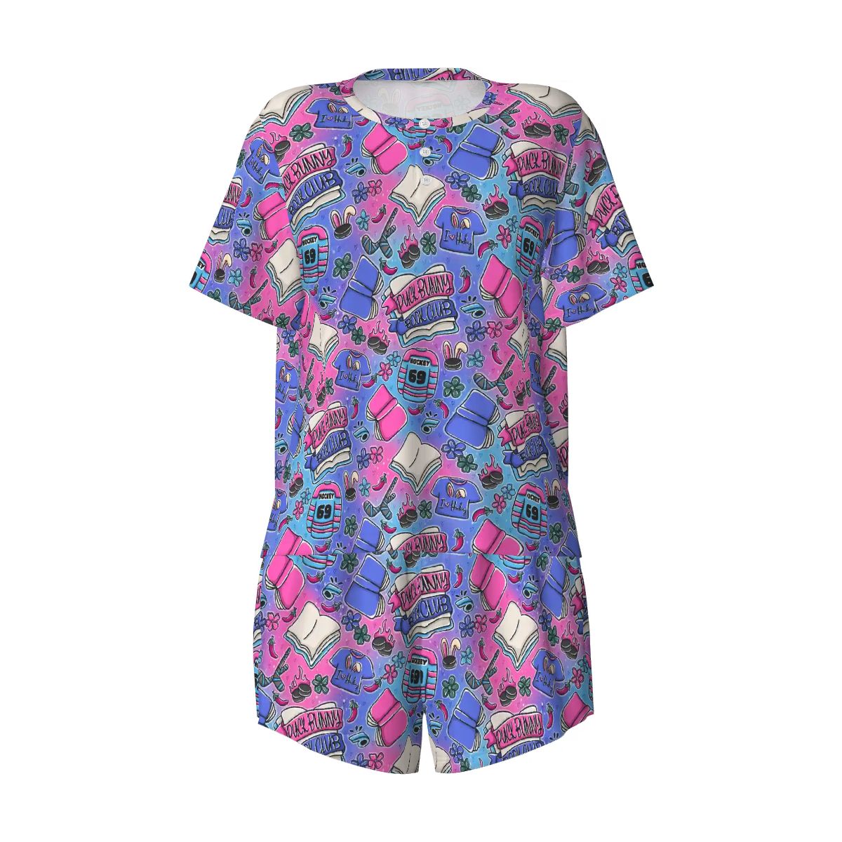 Puck bunny hockey romance bookish pajamas pjs pyjamas