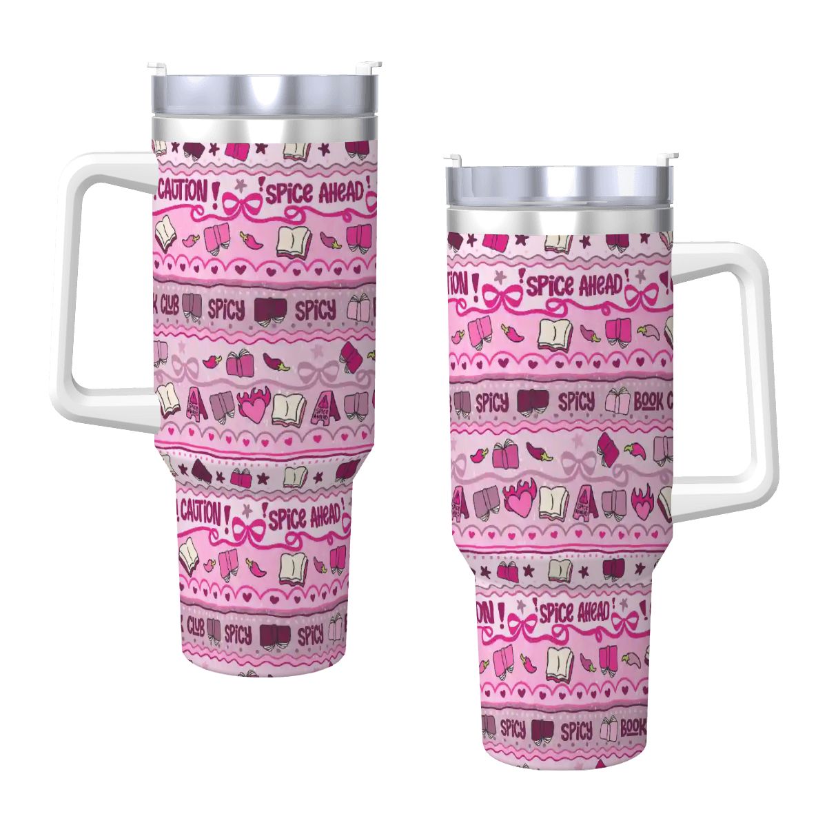 Caution smut ahead bookish 40oz travel mug